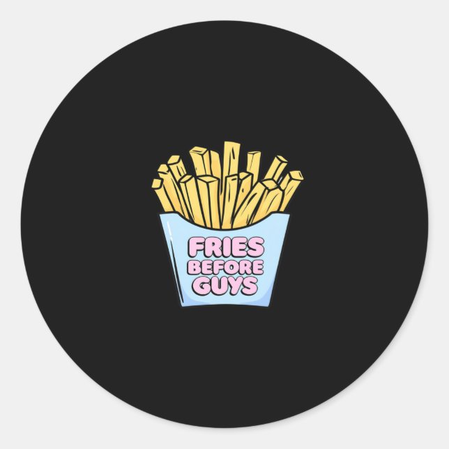 Fries vor Typ Aufkleber (Vorderseite)
