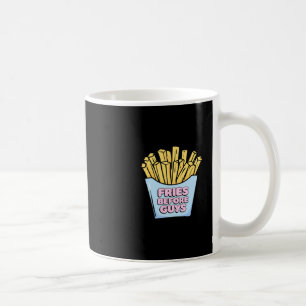 Fries vor Typ Aufkleber Kaffeetasse