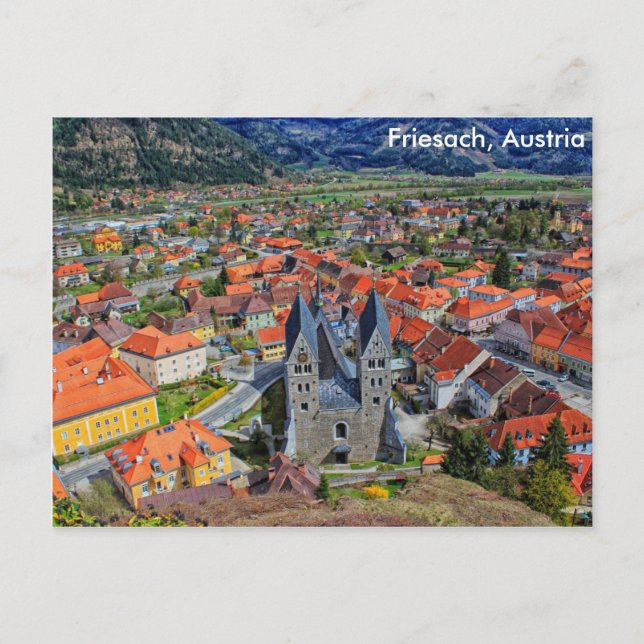 Friesach, Österreich Postkarte (Vorderseite)