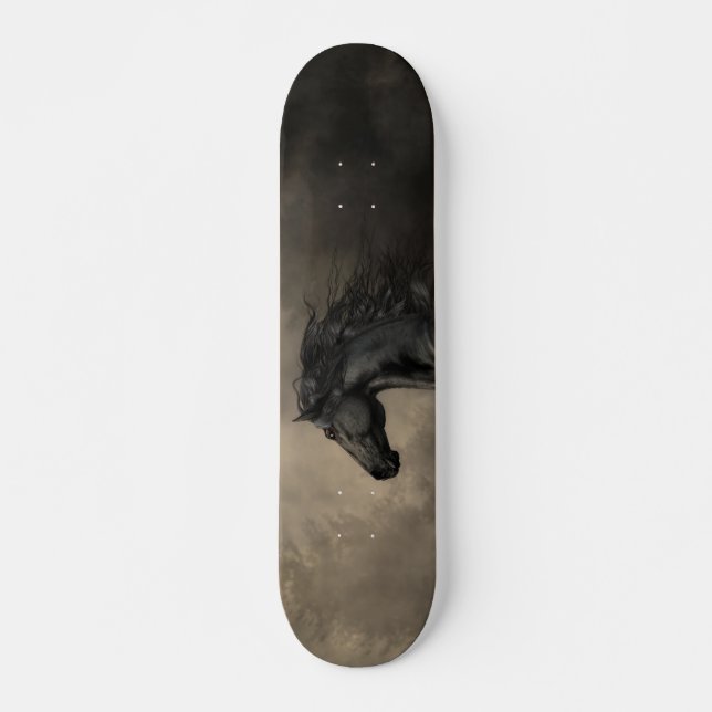 Friesenpferd des schwindenden Lichts Skateboard (Vorne)