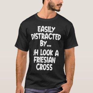 Friesian-Creole-Pferd Equin-Witz T-Shirt