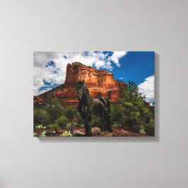 Friesian DIAMOND VI - Wrapped Canvas Leinwanddruck