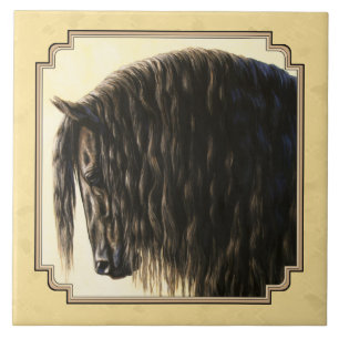 Friesian Draft Horellow Fliese