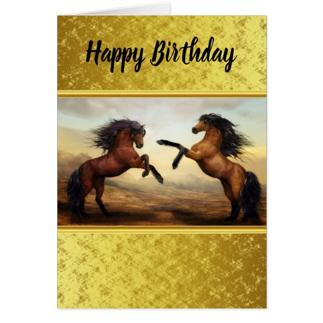 Friesian Draft Horses in the rocky mountain tal (Vorne)