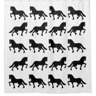 Friesian-Duschvorhang Duschvorhang