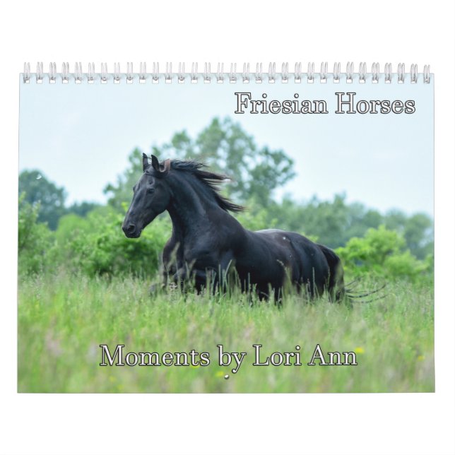 Friesian Horror Calendar by Moments By Lori Ann Kalender (Titelbild)