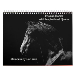 Friesian Horse Inspiration Calendar Kalender