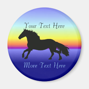 Friesian Horse Magnet