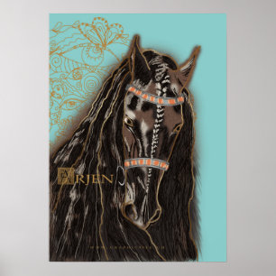Friesian Horse - Poster
