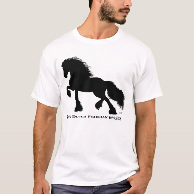 Friesian Horse T-Shirt (Vorderseite)
