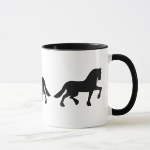 Friesian Horses Tasse