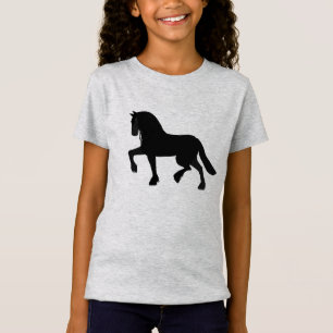 Friesian Mädchen T-Shirt