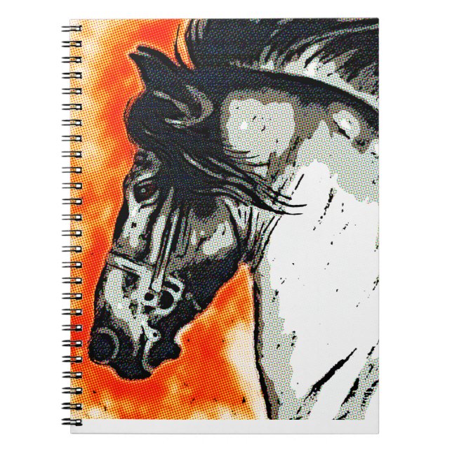 Friesian Mustang Notizblock (Vorderseite)