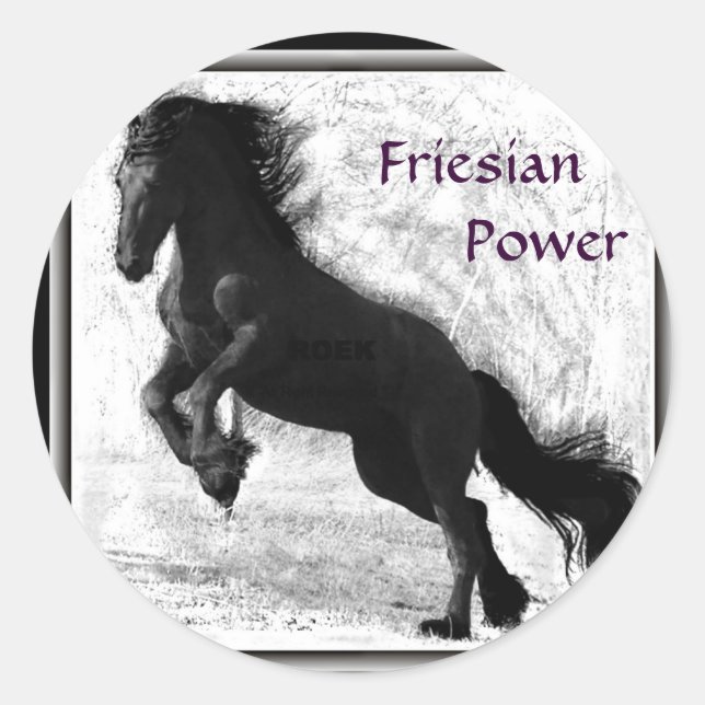 Friesian Power Stickers (Vorderseite)
