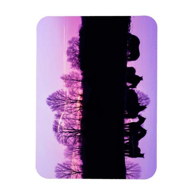 Friesian Reflektionen at Sunset Magnet (Vertikal)