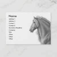 Friesische Stallions-Visitenkarte