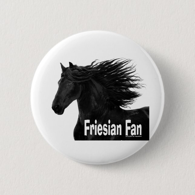 Friesischer Fan Button (Vorderseite)