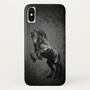 Friesischer schwarzer Stallion, die schwarze Case-Mate iPhone Hülle