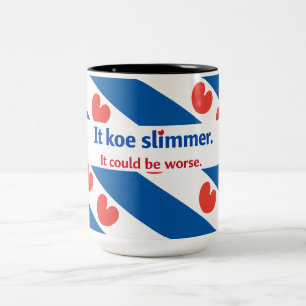 Friesischer Vater Zweifarbige Tasse