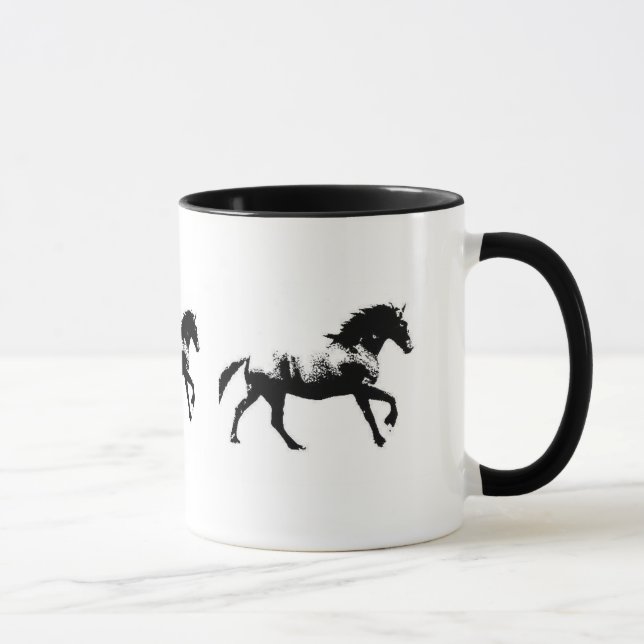 Friesisches Langsam galoppieren Tasse (Rechts)