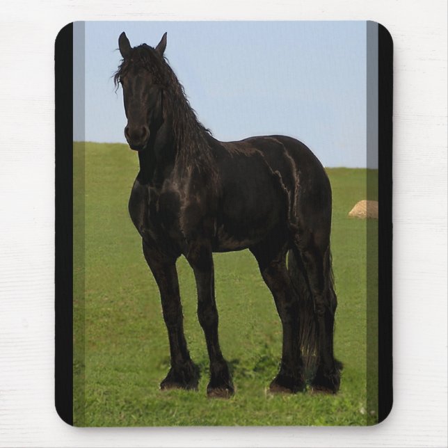 Friesisches Pferd Mousepad #9 (Vorne)
