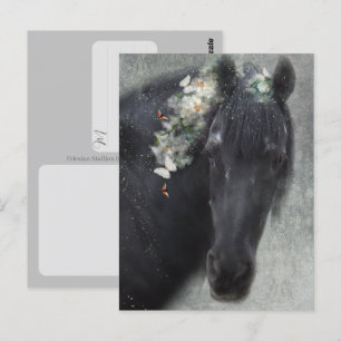Friesisches Pferd - Postkarte