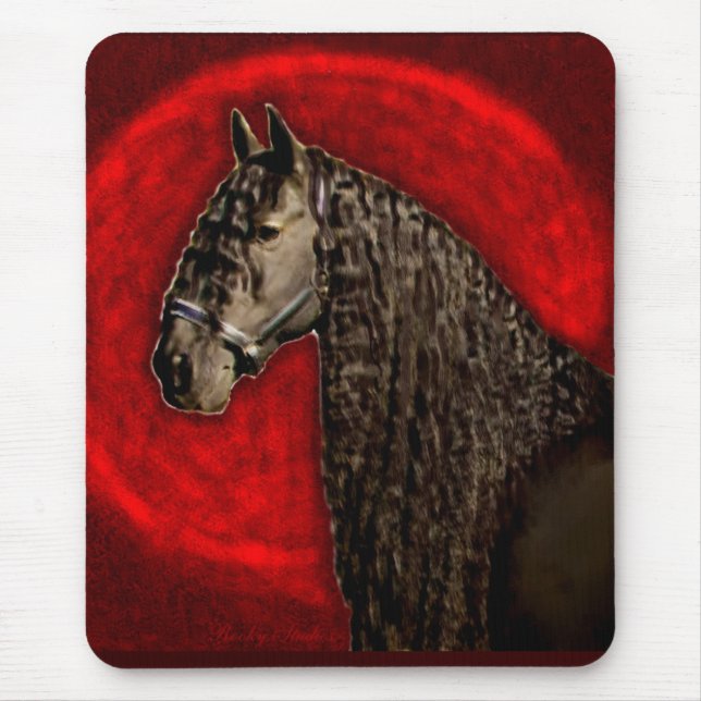 Friesisches Porträt Mousepad (Vorne)