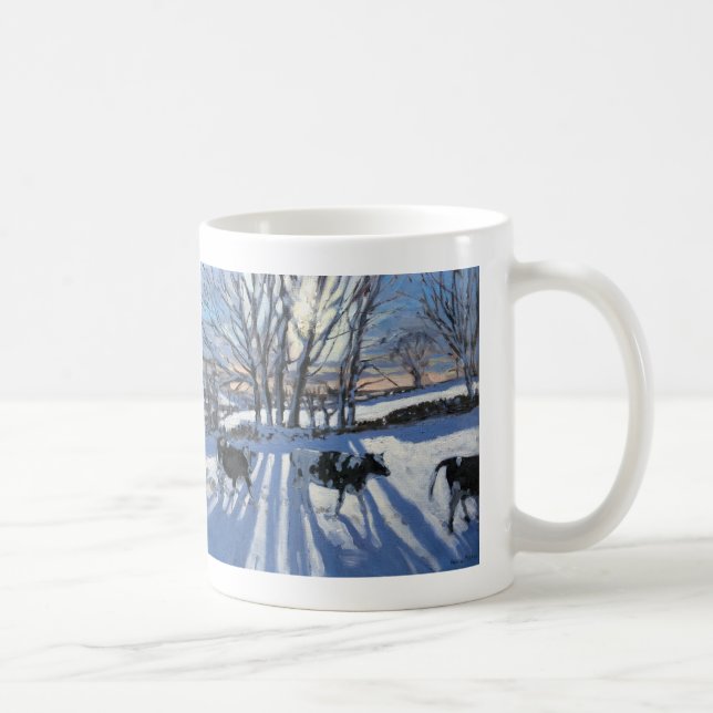 Friesisches Rind schüchtert 2009 ein Kaffeetasse (Rechts)