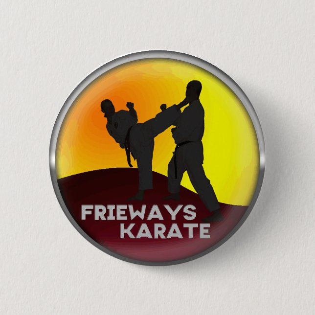 Frieways Karate Button (Vorderseite)