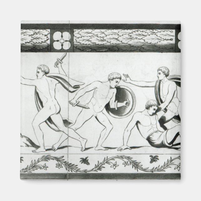 Frieze an der Säule der Grotta del Magnet (Vorne)