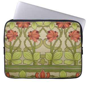 Frieze Border Art Nouveau Floral Laptopschutzhülle