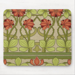 Frieze Border Art Nouveau Wallpaper Mousepad