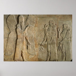 Frieze mit Flügelgeist Poster