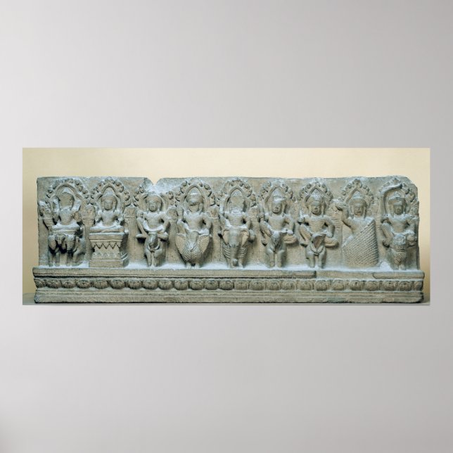 Frieze mit neun Divinities Poster (Vorne)