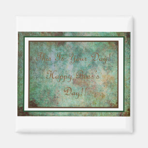 Frig der Tag des glücklichen Chefs Magnet! Magnet