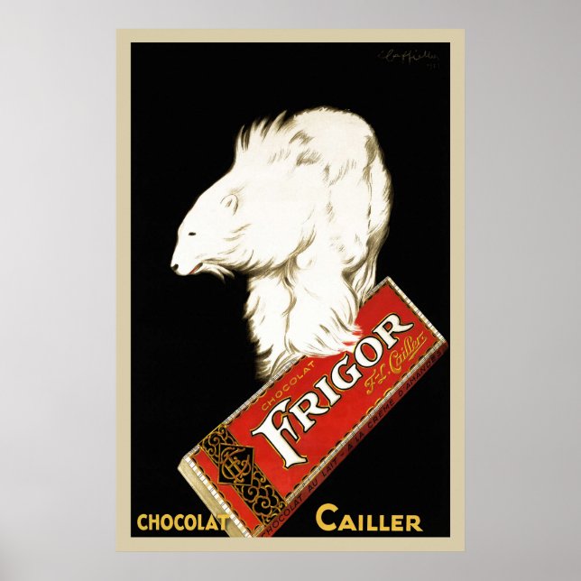 Frigate Chocolate Leonetto Cappiell Vintage Poster (Vorne)