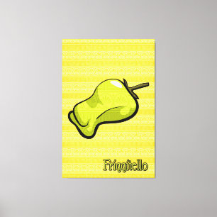 Friggitello Chili Pepper Leinwand Art