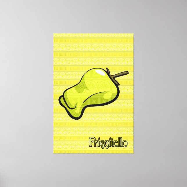 Friggitello Chili Pepper Leinwand Art (Vorderseite)