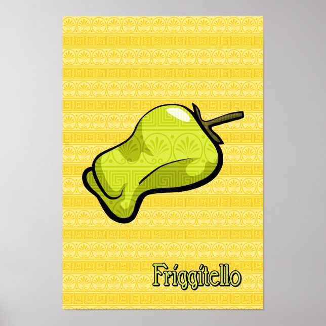 Friggitello Chili Pepper Poster (Vorne)