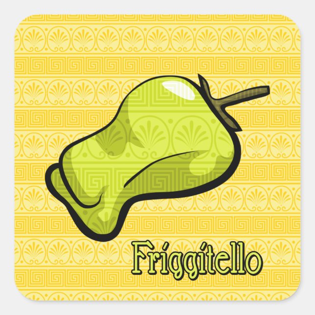 Friggitello Chili Pepper Sticker (Vorderseite)