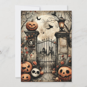 Fright & Delight Halloween Feiertagskarte