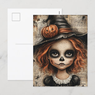 Fright & Delight Halloween Feiertagspostkarte