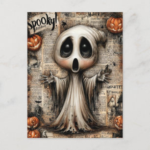 Fright & Delight Halloween Feiertagspostkarte