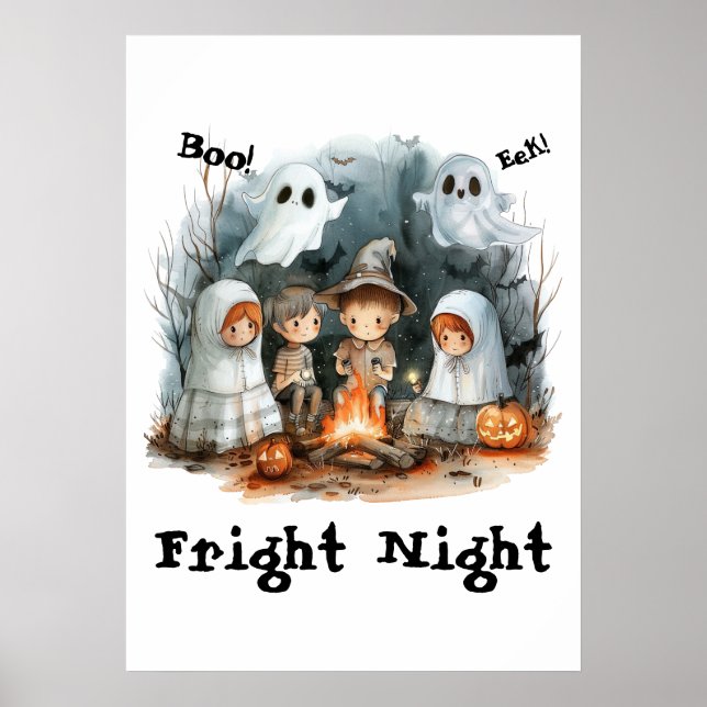 Fright Night Glow - Kostüme, Kerzen & Campfire Poster (Vorne)