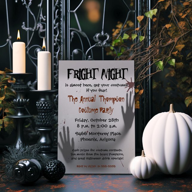 Fright Night Halloween Einladung (Von Creator hochgeladen)