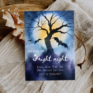 Fright Night Halloween - Spooky & Fun Party Einladung