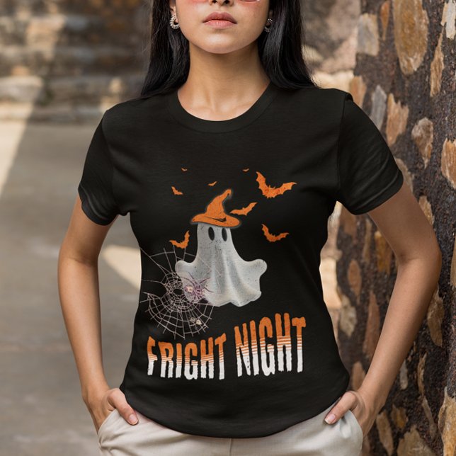 Fright Night Spooky Halloween T-Shirt (Von Creator hochgeladen)