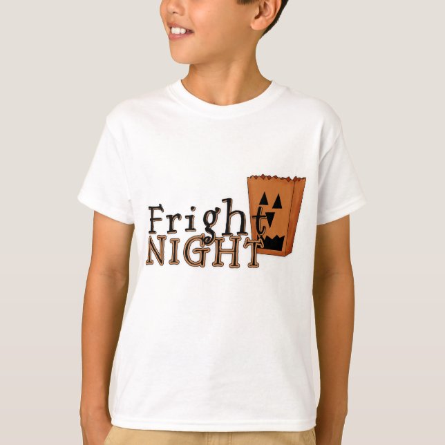 Fright Night Trick oder Leckerei Long Sleeve Shirt (Vorderseite)