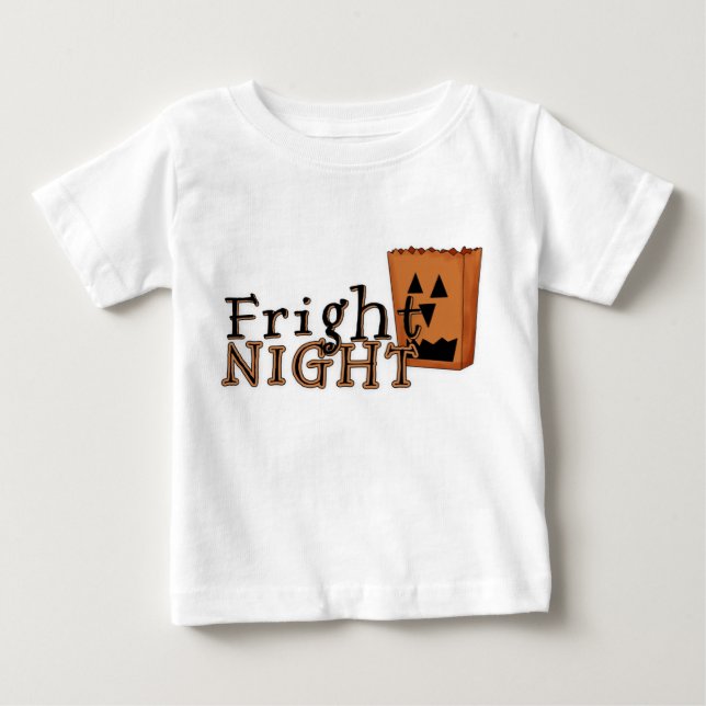 Fright Night Trick oder Leckerei Long Sleeve Shirt (Vorderseite)