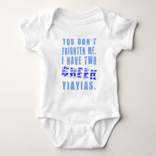 Frighten Me Griechische Yiayias Baby Strampler